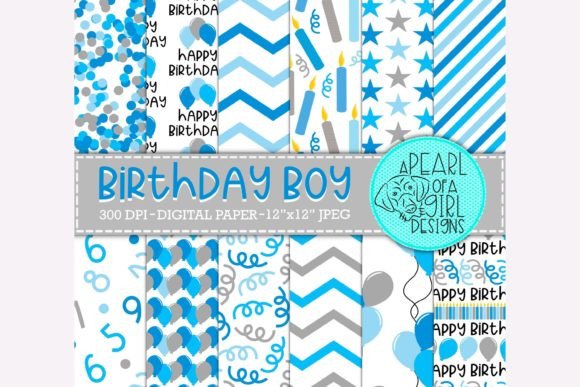 Birthday Boy Digital Paper: The Ultimate Design Asset for Celebratory Projects