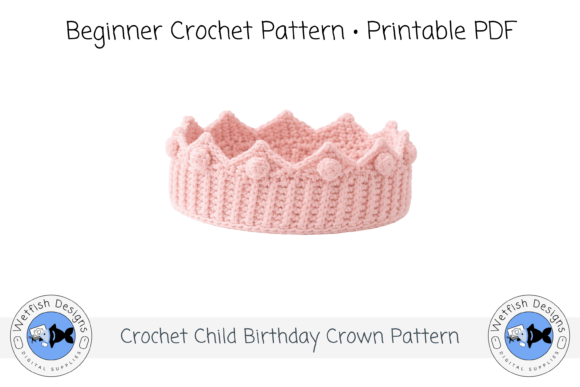Crochet Heirloom Crown PDF Pattern: A Timeless Design Asset