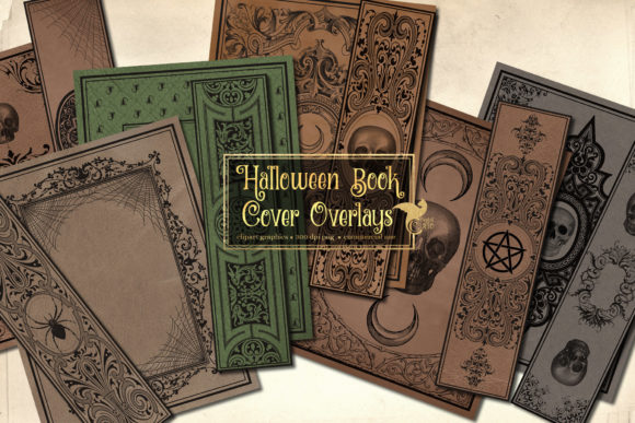 Elevate Your Dark Aesthetic with Halloween Book Cover Overlays