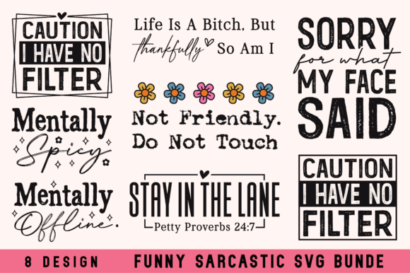 Funny Sarcastic SVG Bundle: Adding Bite to Your Brand