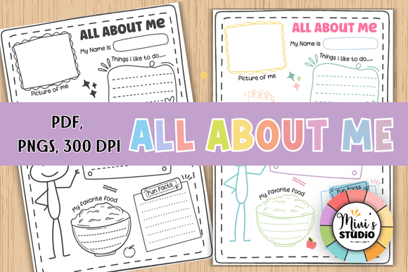 Make the First Week Unforgettable with All About Me Printable Worksheet School