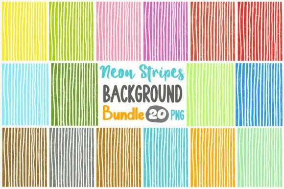 Neon Stripes Background Bundle PNG: A Designer's Guide
