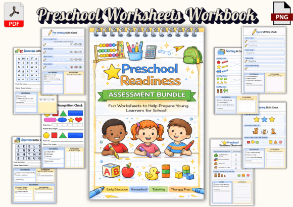 Preschool Readiness Assessment Bundle: Your Complete Early Learning Toolkit
