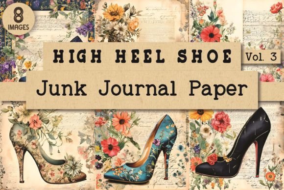 Styling Your Creative Vision with High Heel Junk Journal Paper Vol. 3