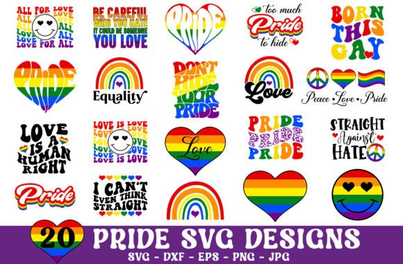 Unleash Creative Energy with the Pride Svg, Gay Svg, Lgbt Svg Bundle