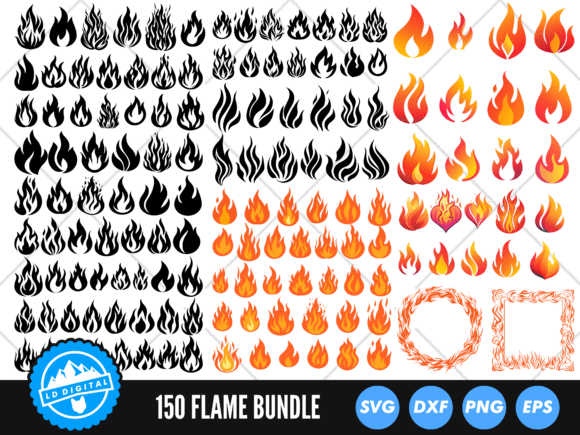 Unleash Creative Fire: The Ultimate Flame SVG Bundle for Your Projects