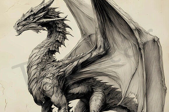 Unlocking the Vintage Dragon Dark Fantasy Creature Aesthetic